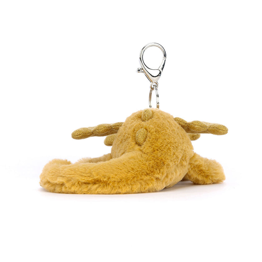 Jellycat Golden Dragon Bag Charm (GLD4BC)