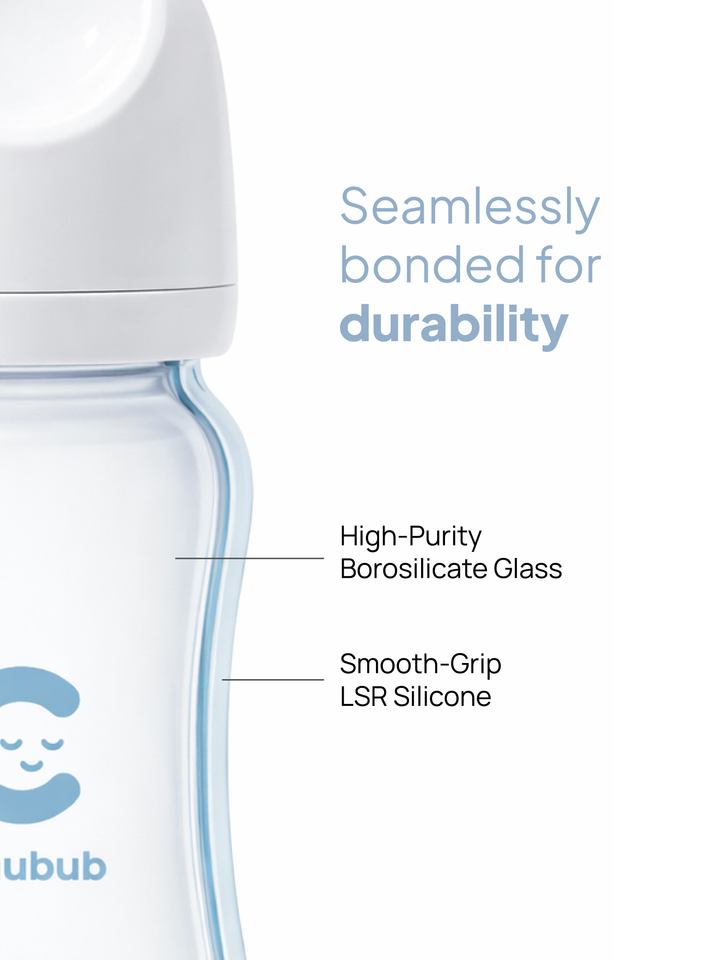 SiliGlass Milk Bottle 240ml (6M+)