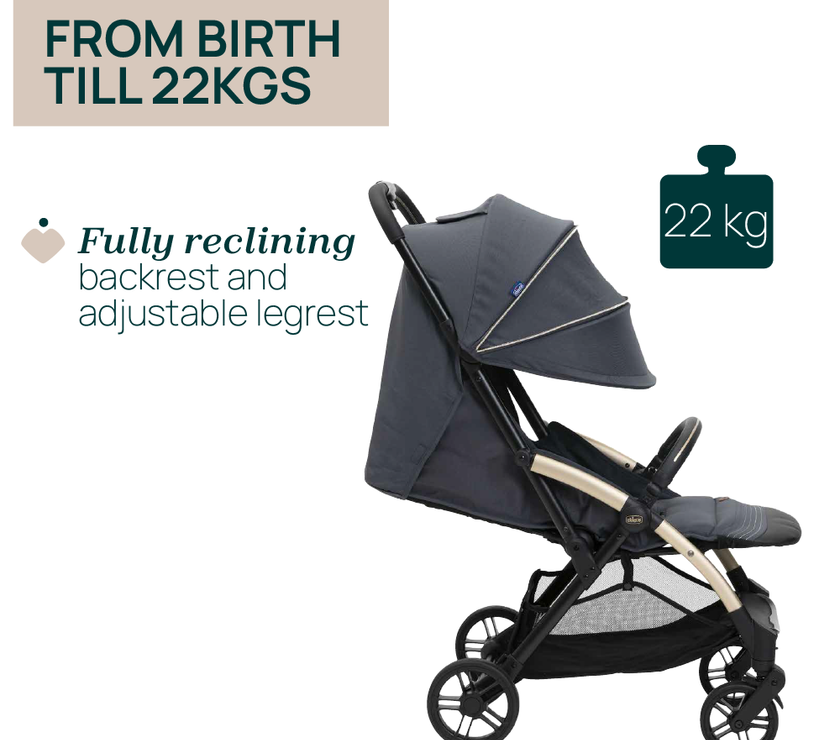 Chicco Goody XPlus Auto Fold Stroller (assorted colours)