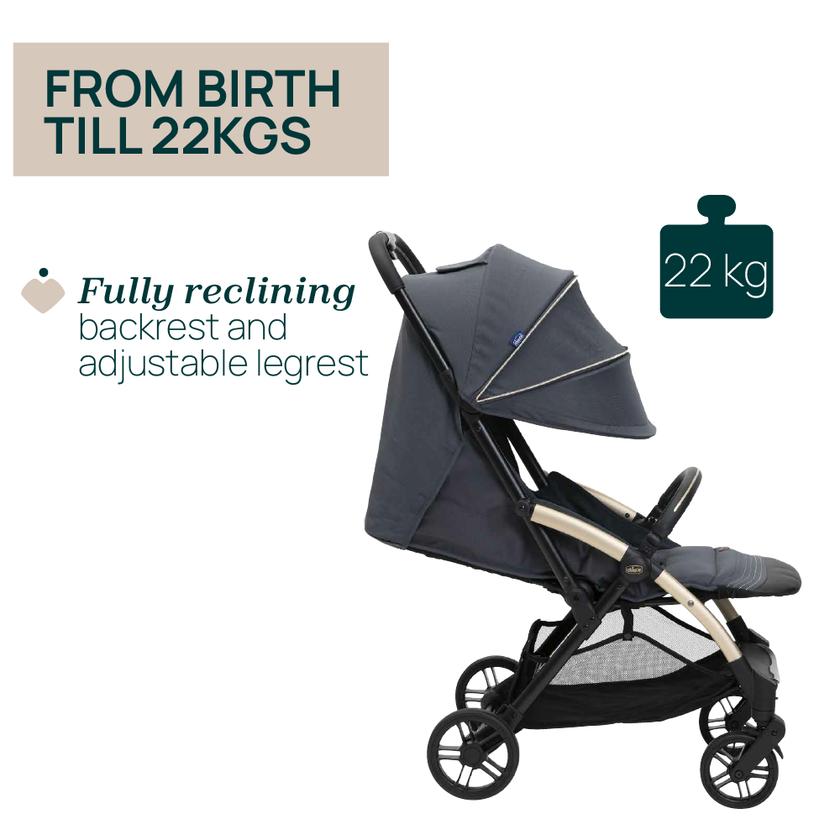 Chicco Goody XPlus Auto Fold Stroller (assorted colours)