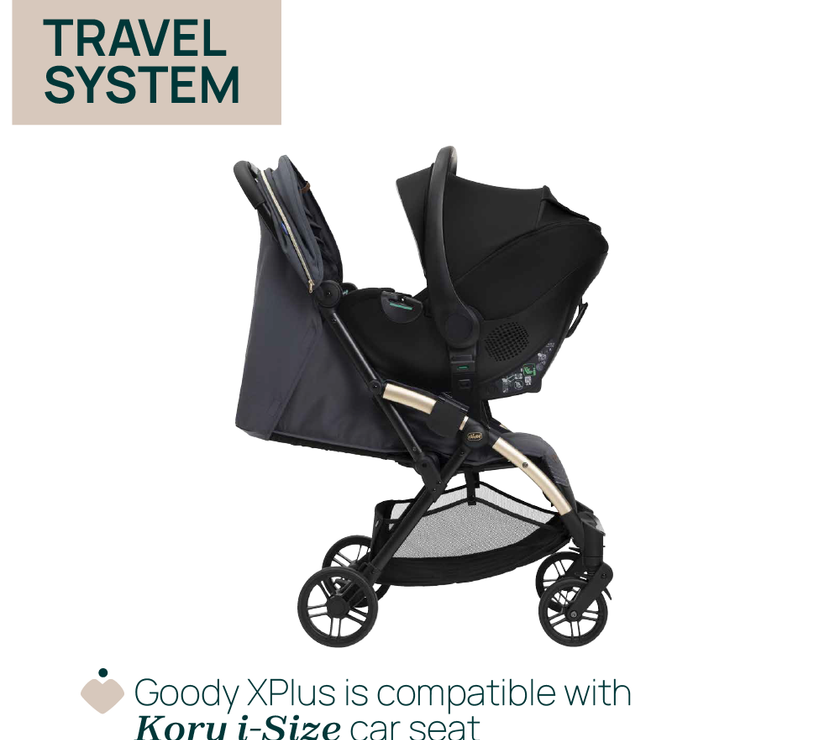 Chicco Goody XPlus Auto Fold Stroller (assorted colours)