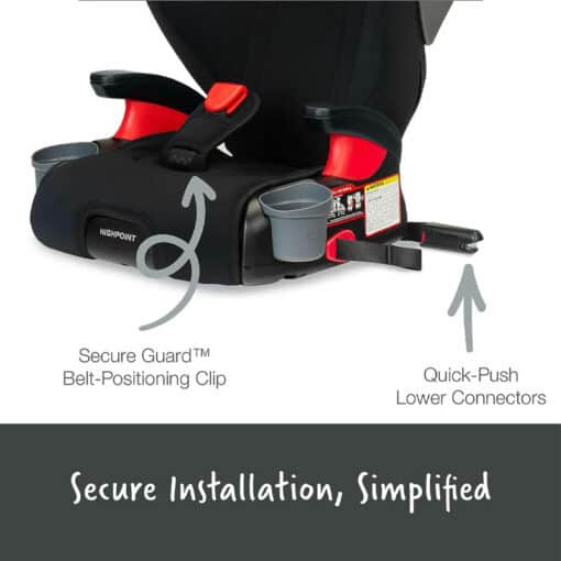 Britax - HighPoint Backless US - BOOSTER SEATS - Black Ombre