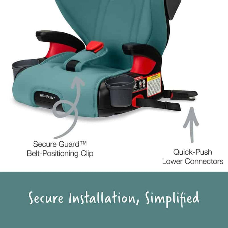 Britax - HighPoint Backless US - BOOSTER SEATS - Green Ombre