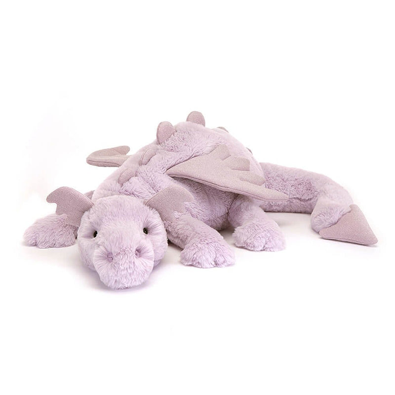 JellyCat Lavander Dragon H12cm-1