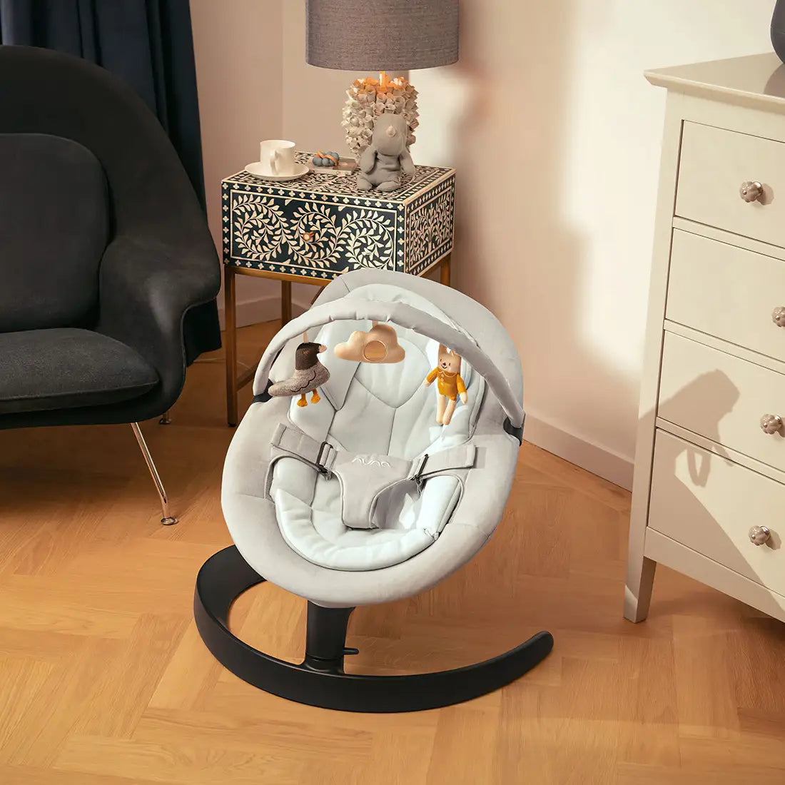 Nuna LEAF™ Grow with Toy Bar - Driftwood