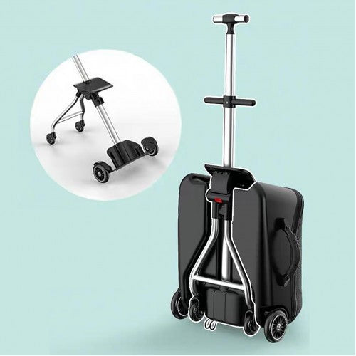 Koku Baby Travel Stroller/Ride On Cabin Size Expandable Luggage - Black