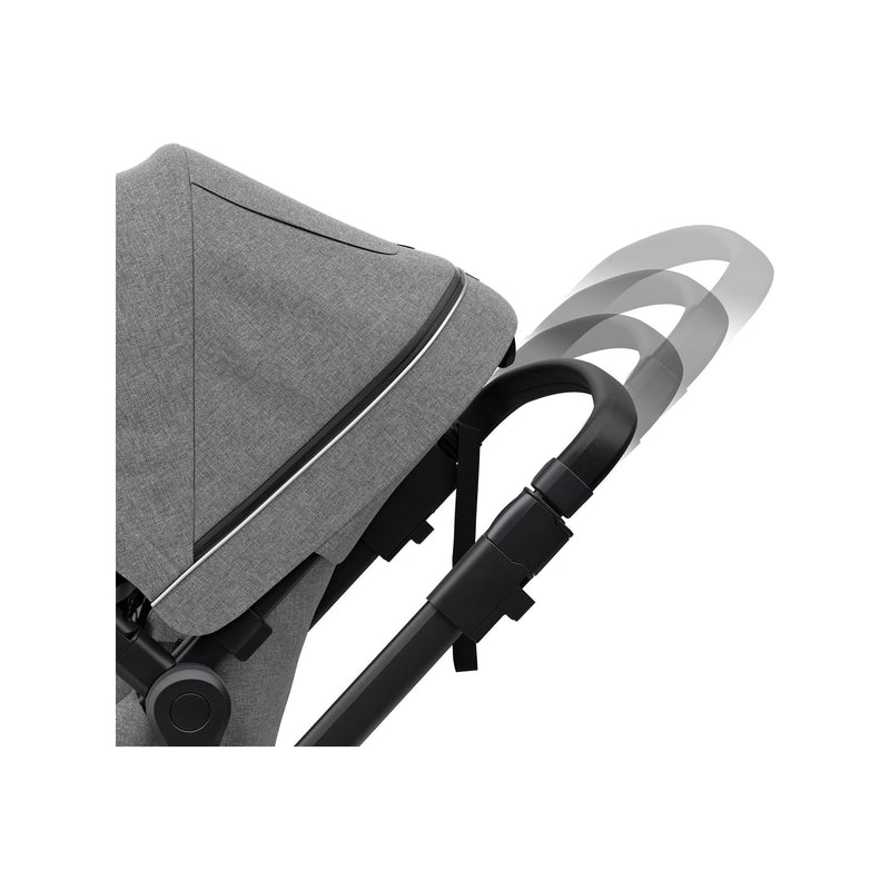 Thule Sleek: Convertible Single-to-Double Urban Stroller + Sibling Seat-7