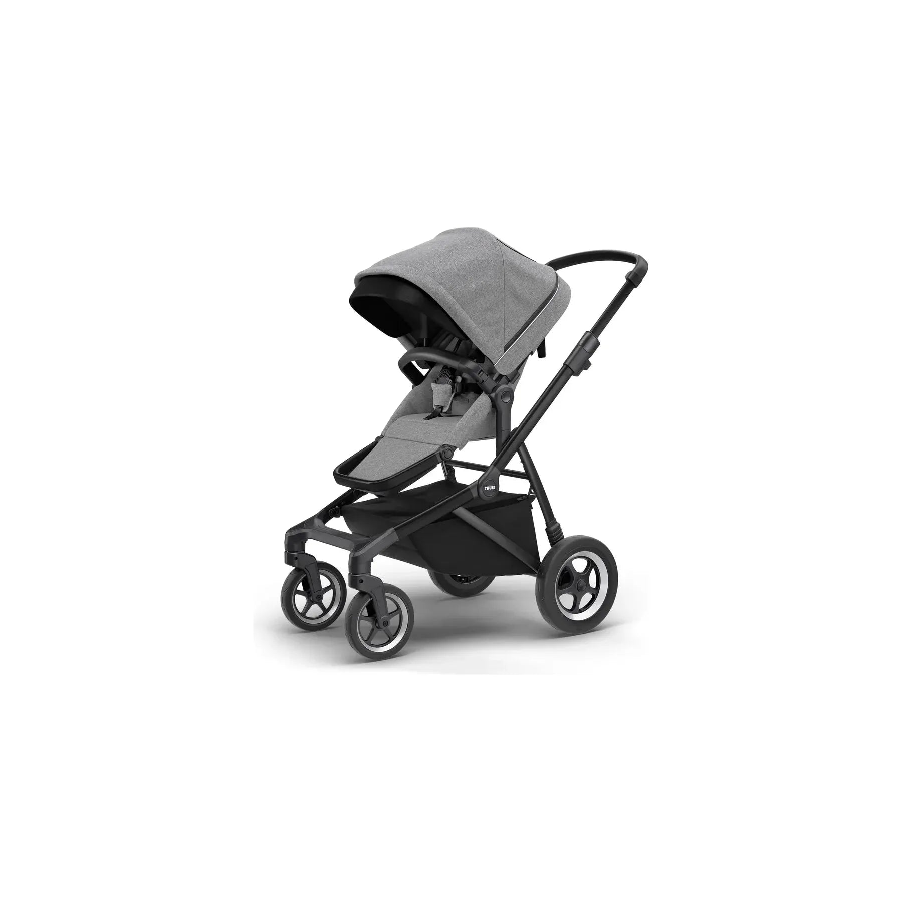 Thule Sleek: Convertible Single-to-Double Urban Stroller + Sibling Seat