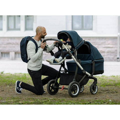 Thule Sleek Convertible Single to Double Urban Stroller Sibling