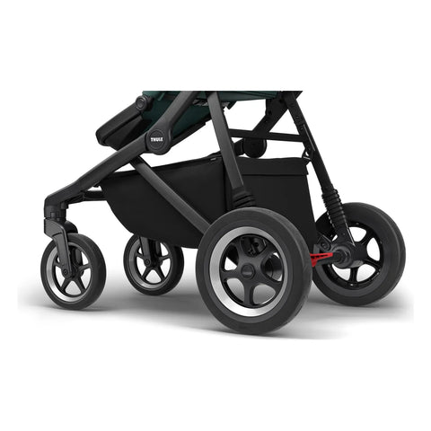 Thule Sleek: Convertible Single-to-Double Urban Stroller + Sibling Seat