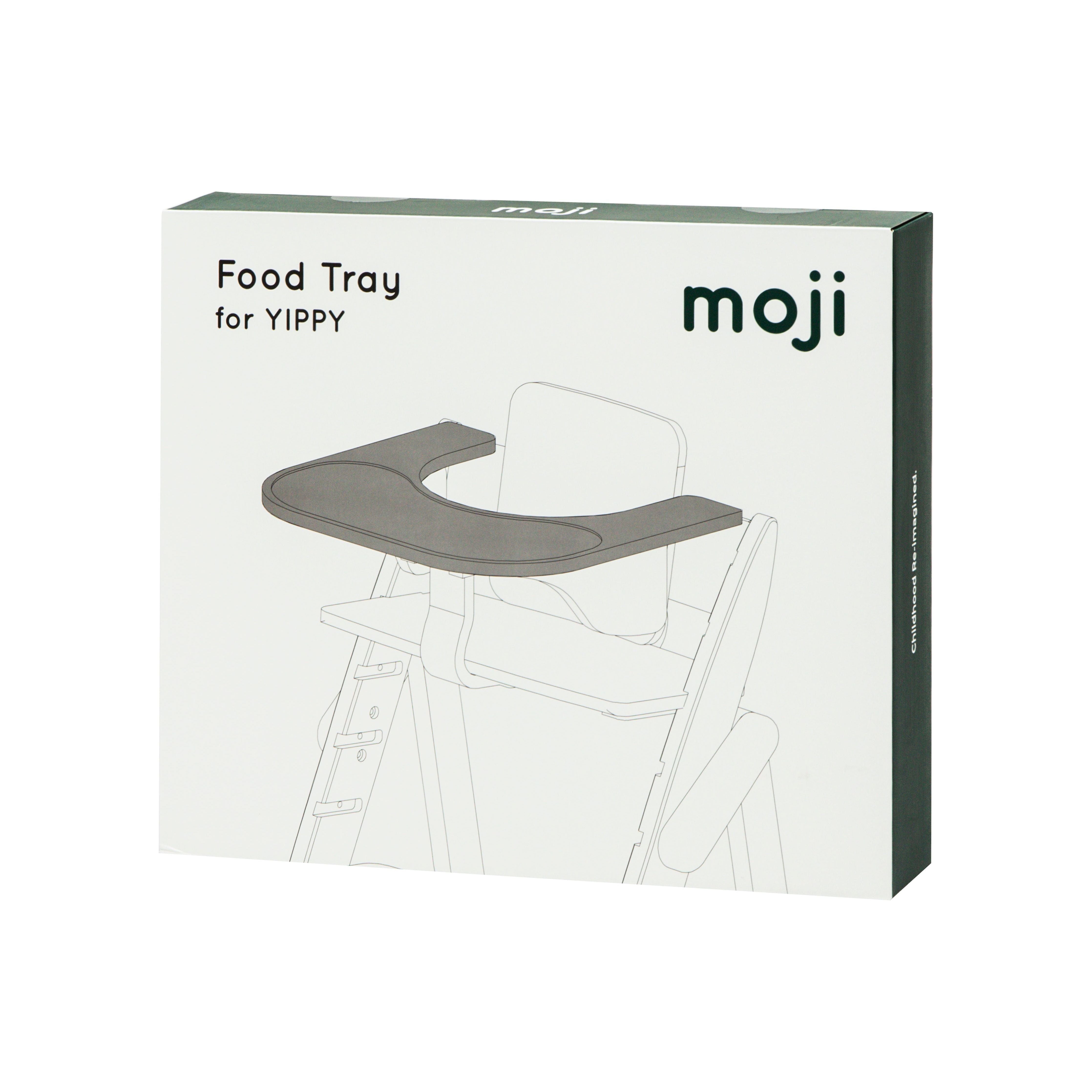 MOJI- FOOD TRAY- Grey