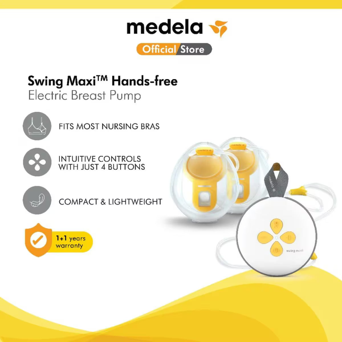 Medela Swing Maxi™ Hands-free Wearable Double Electrical BreastPump