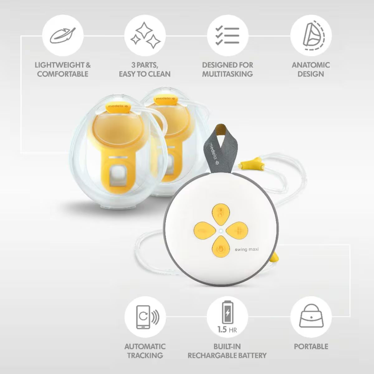 Medela Swing Maxi™ Hands-free Wearable Double Electrical BreastPump