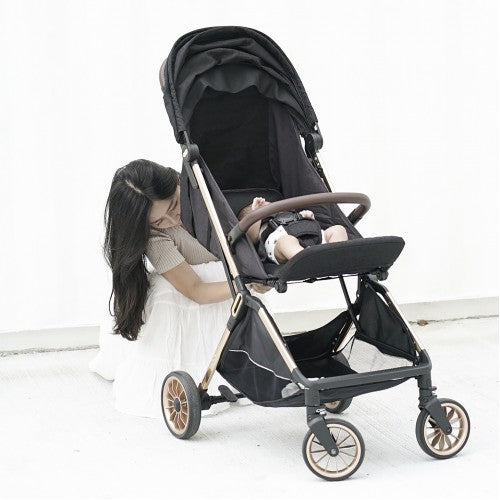 Capella X9 Air-Touch Stroller - Black-3