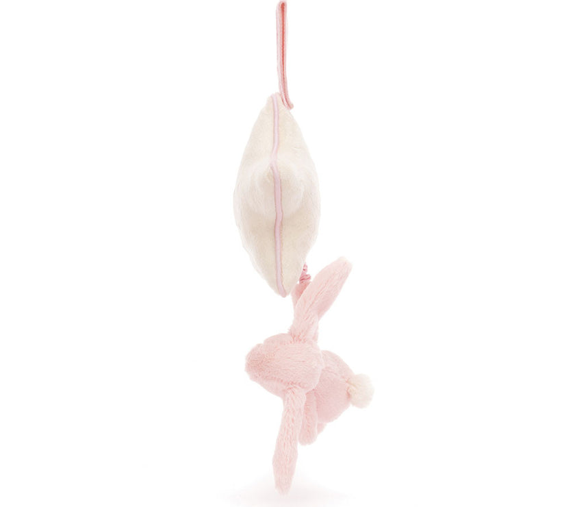 Jellycat Bashful Pink Bunny Musical Pull (MP4BP)