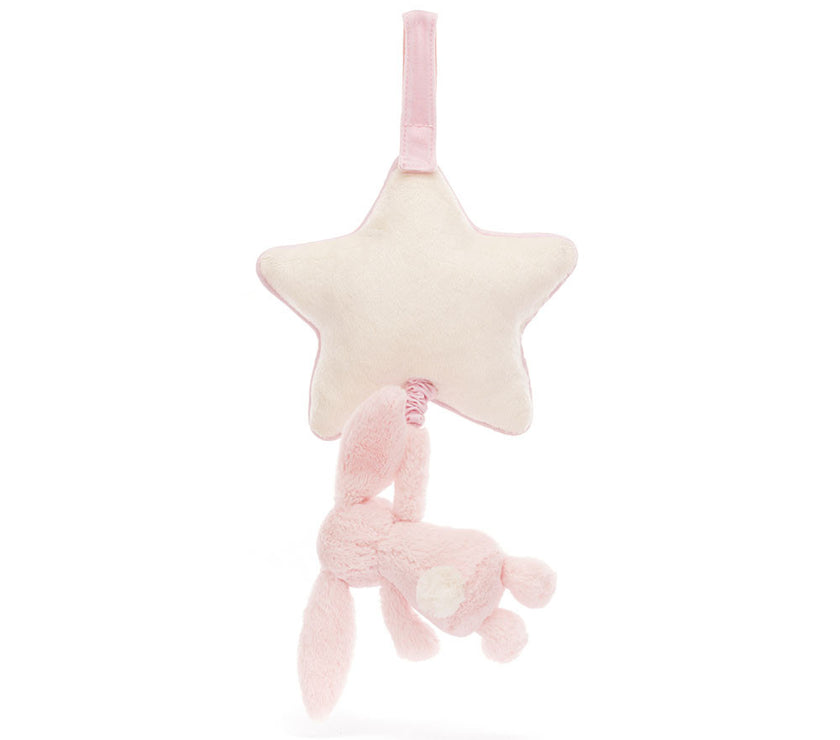 Jellycat Bashful Pink Bunny Musical Pull (MP4BP)