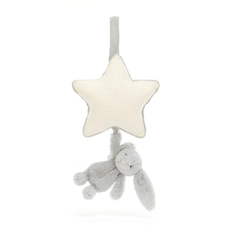 Jellycat Bashful Silver Bunny Musical Pull (MP4BSL)-1