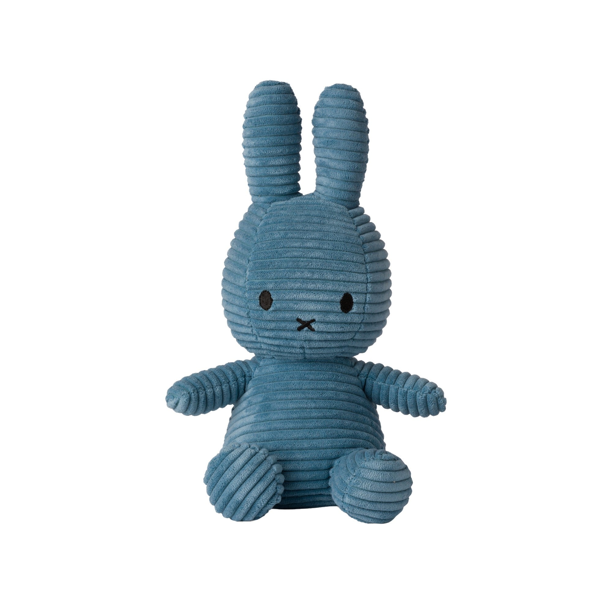 Miffy Sitting Corduroy Aviator Blue 23cm