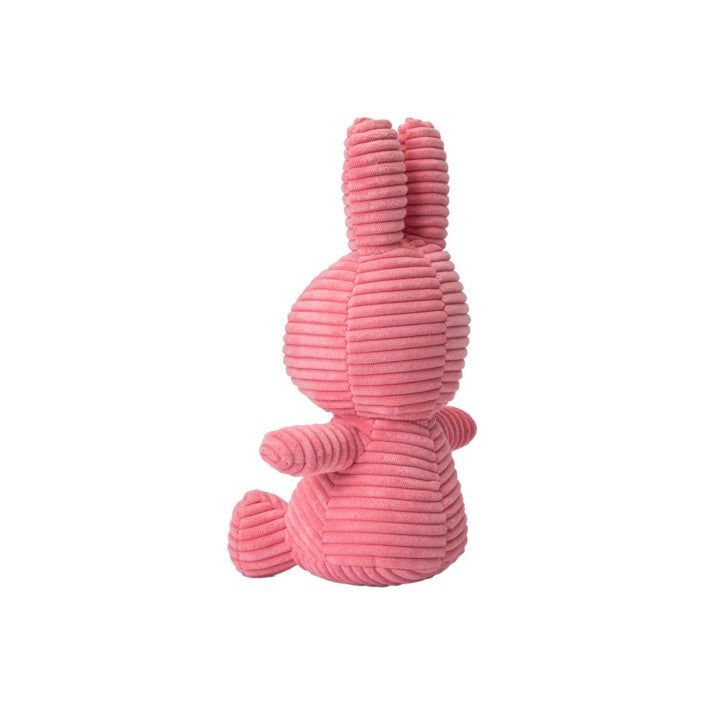 Miffy Sitting Corduroy Bubblegum Pink 23cm