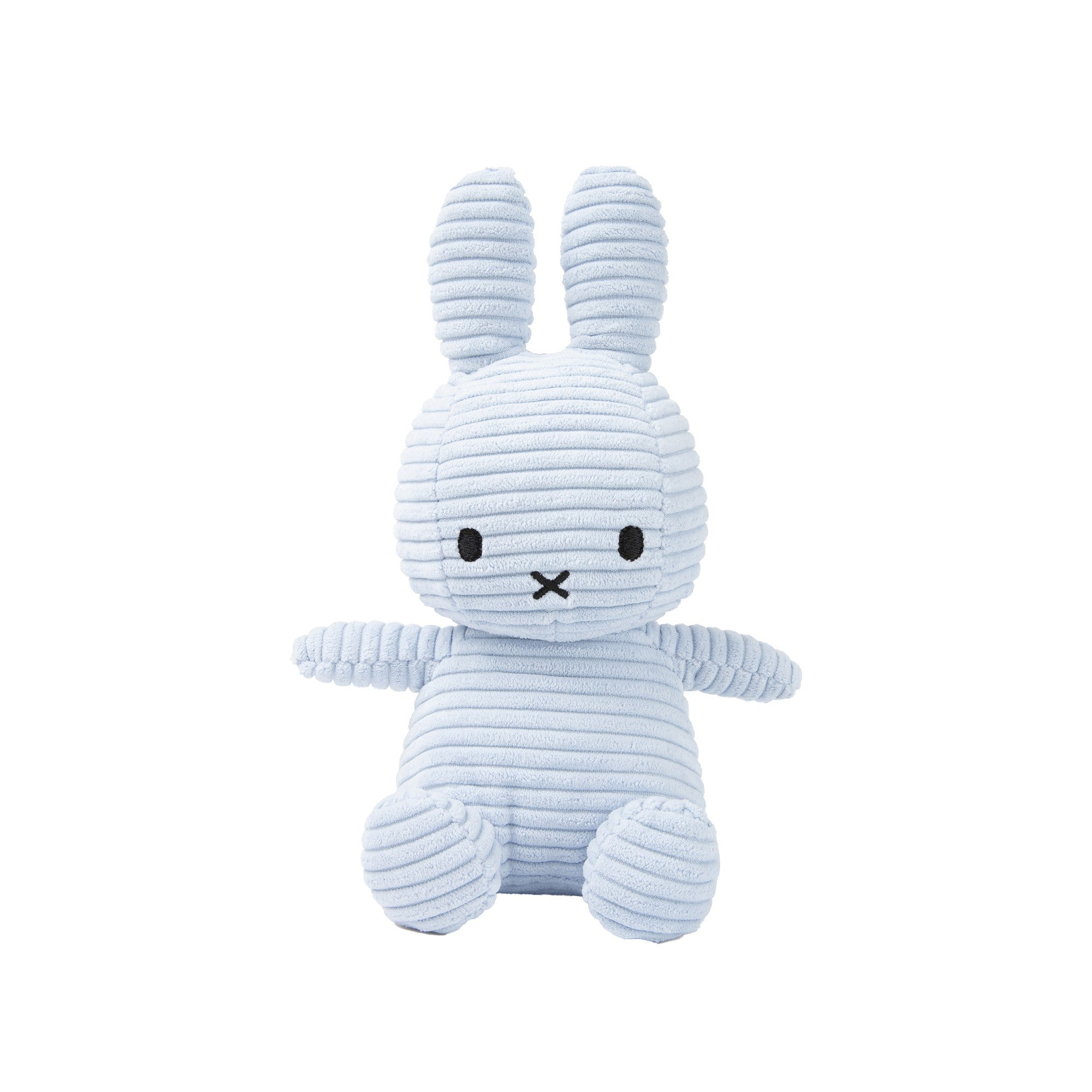 Miffy Sitting Corduroy Ice Blue 23cm