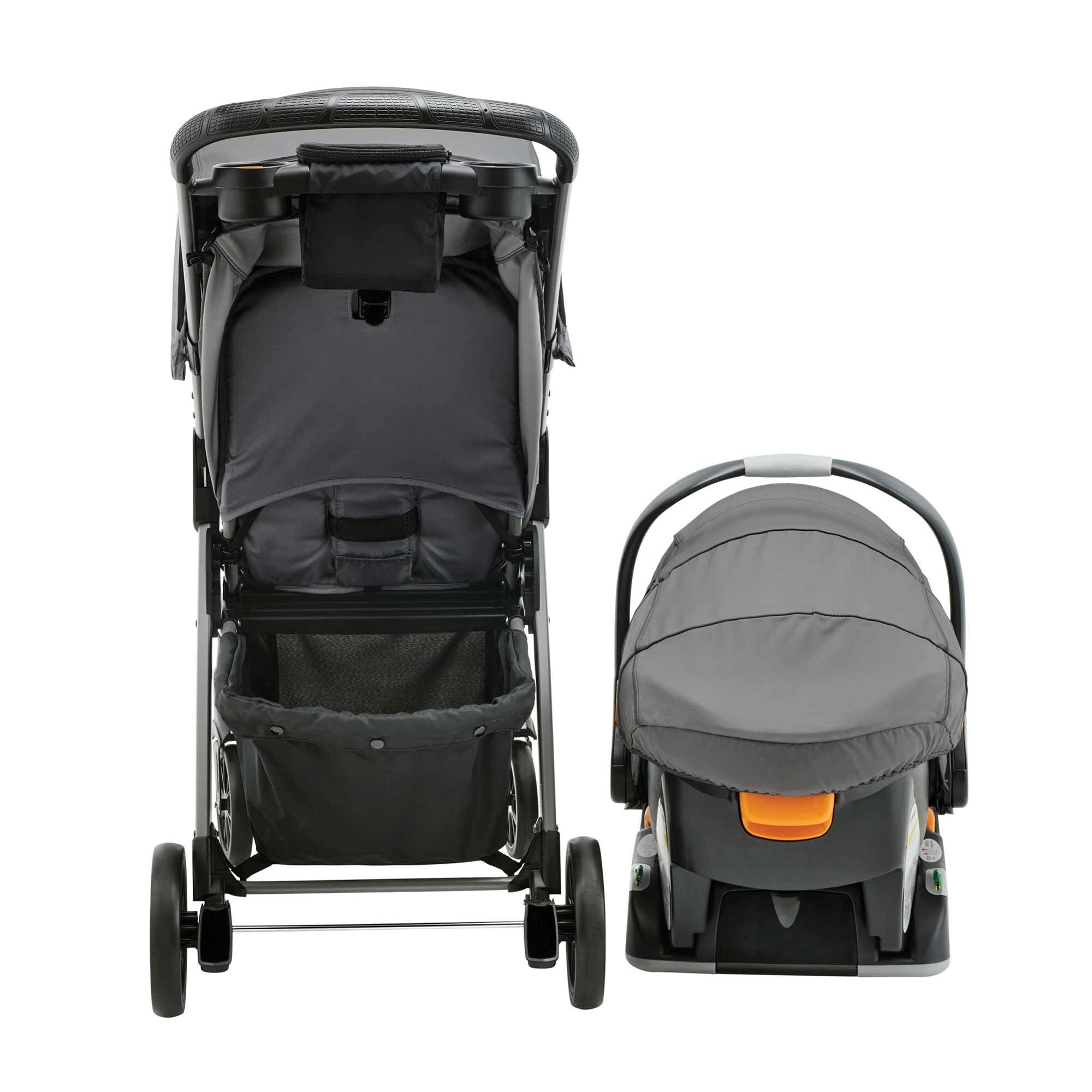 Chicco Mini Bravo Plus Travel System Slate 00079660040070