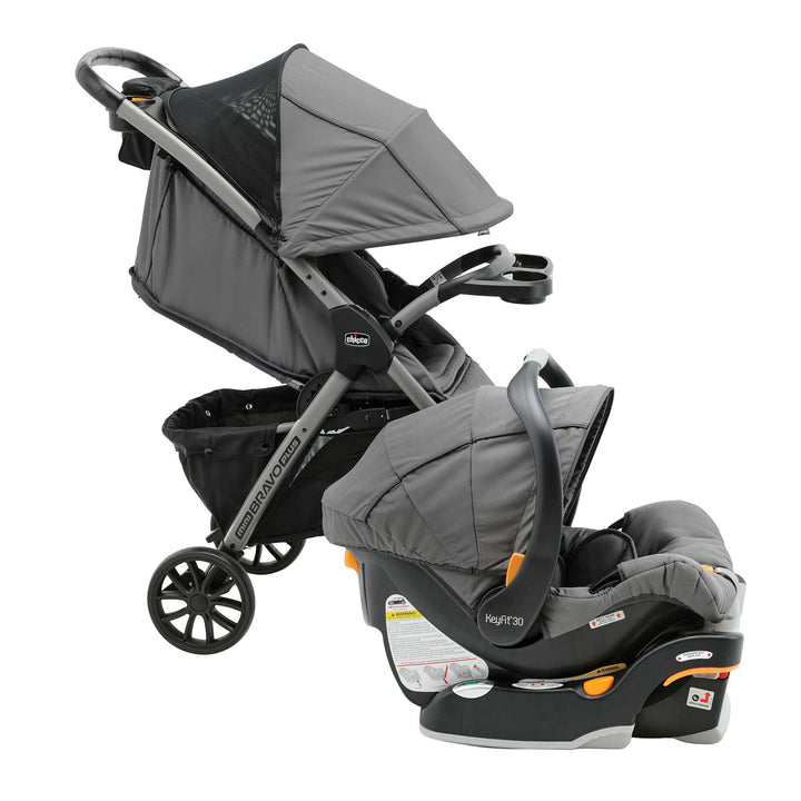 Chicco Mini Bravo Plus Travel System Slate 00079660040070