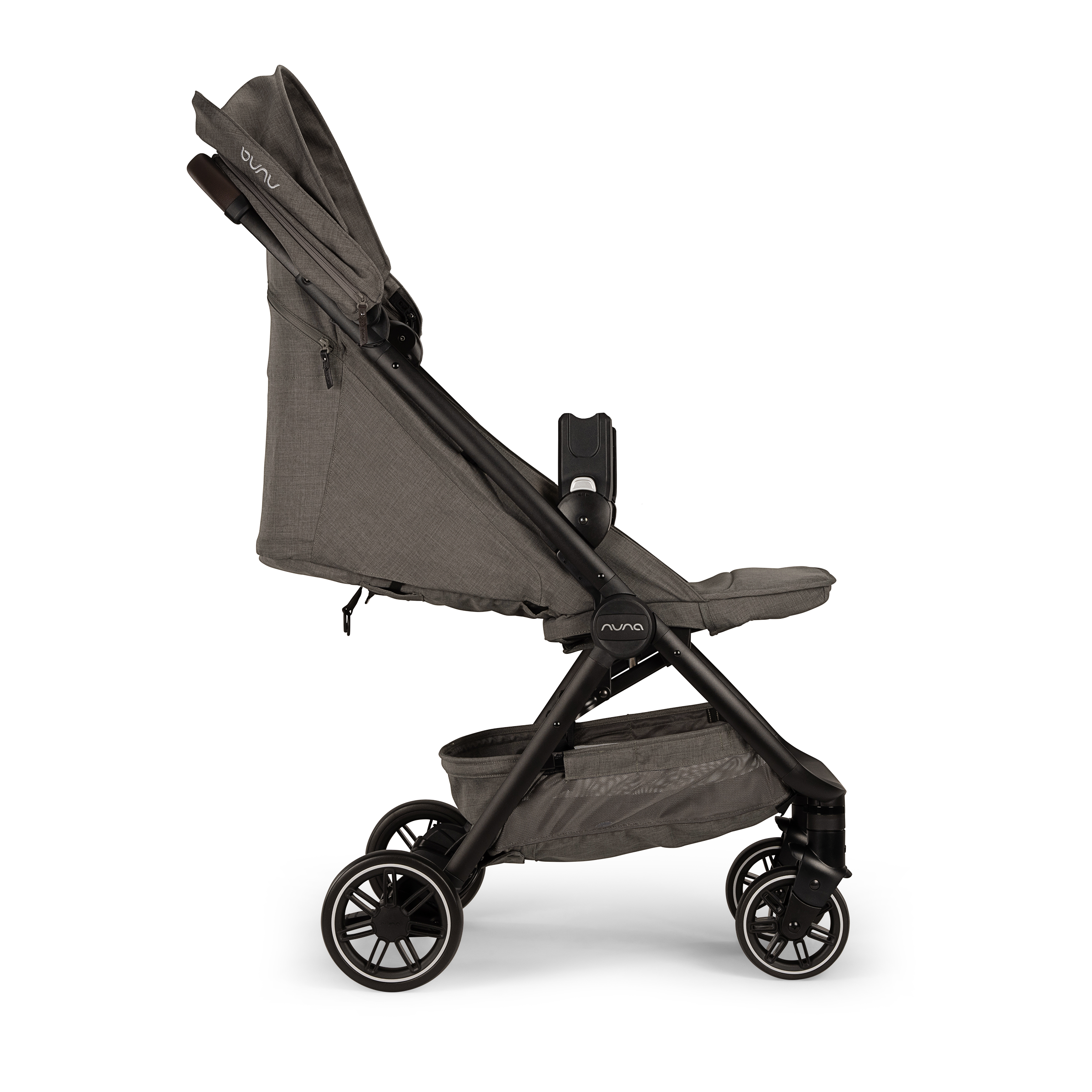 Nuna Trvl Stroller - Granite (w/ rain cover & travel bag) (New 2024)