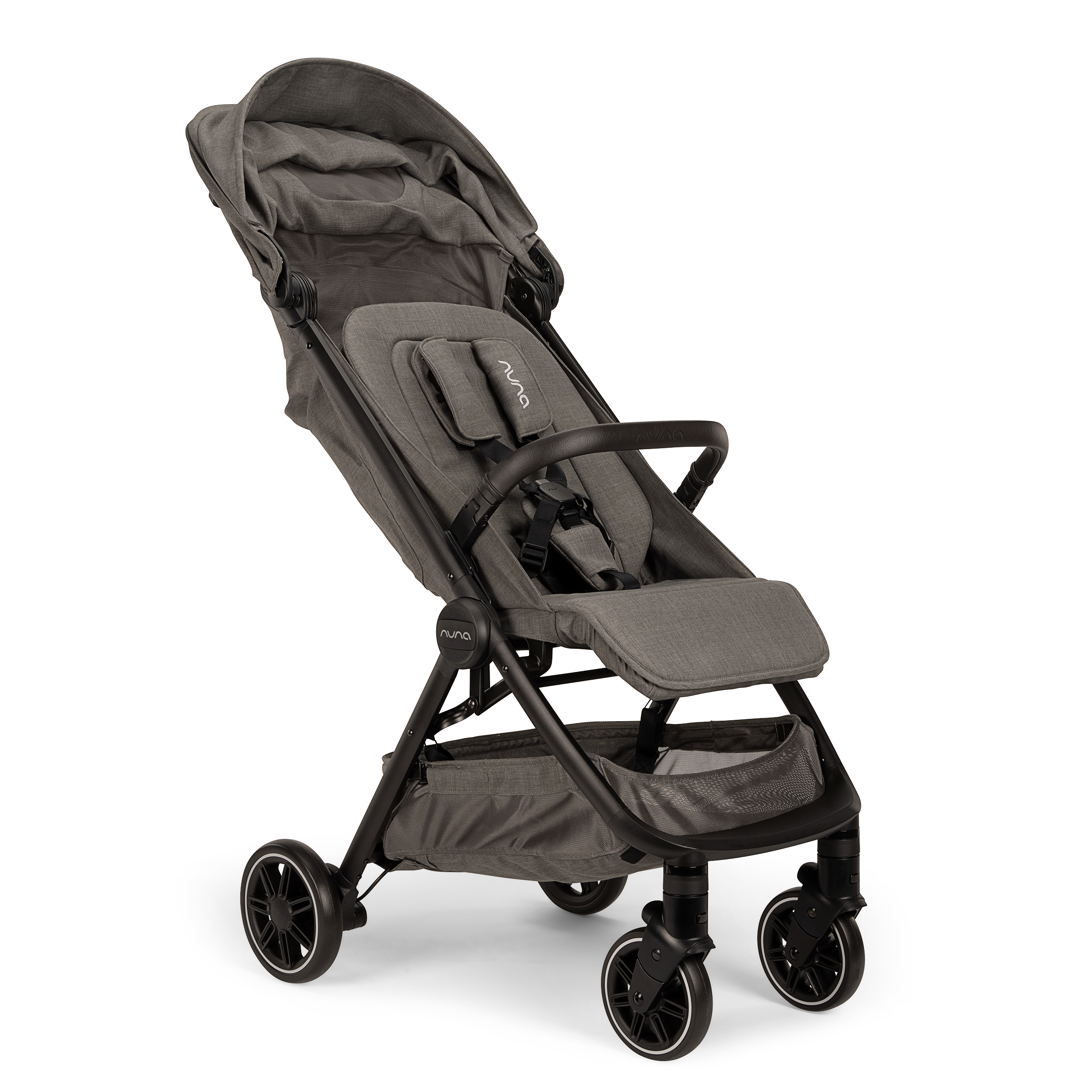 Nuna Trvl Stroller - Granite (w/ rain cover & travel bag) (New 2024)