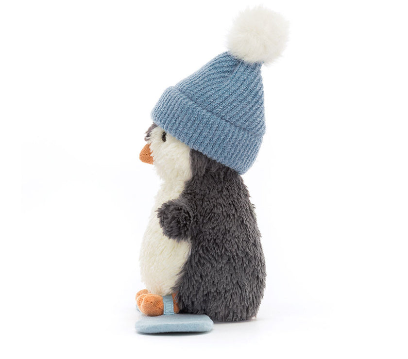 Jellycat Peanut Penguin Snowboarding