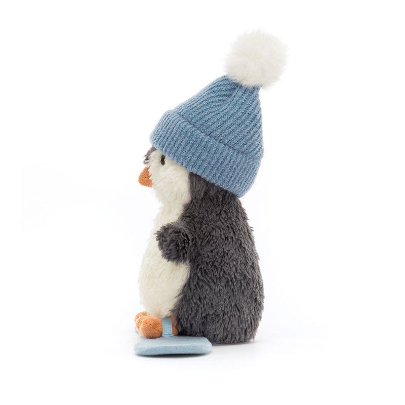 Jellycat Peanut Penguin Snowboarding-3