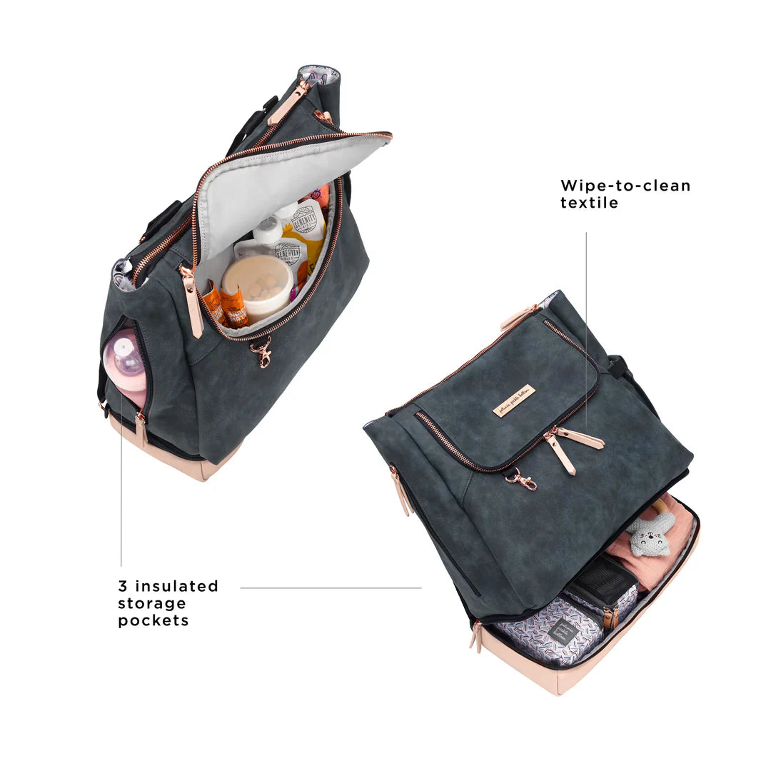 Petunia Pickle Bottom Pivot Pack: Indigo/Blush Matte