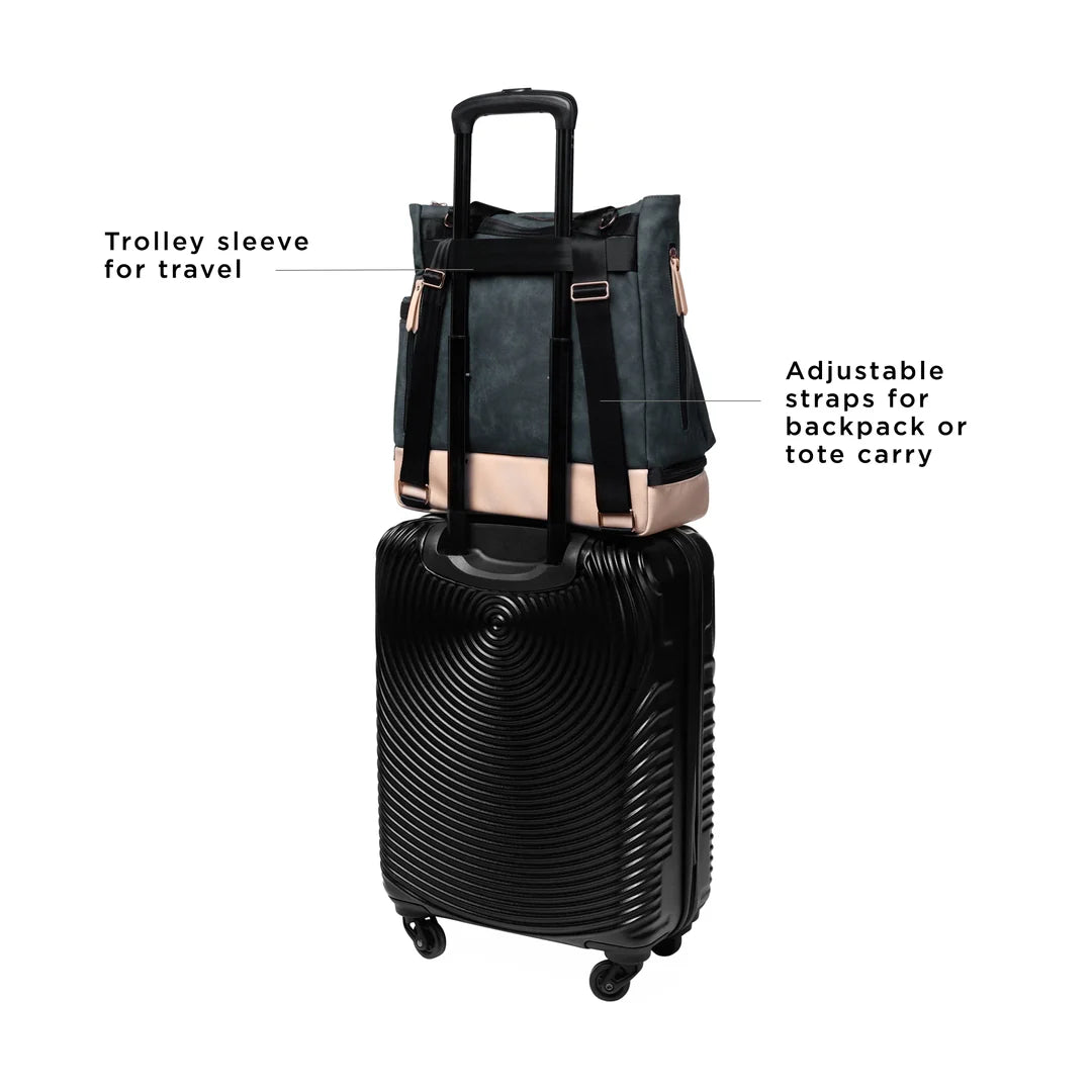 Petunia Pickle Bottom Pivot Pack: Indigo/Blush Matte