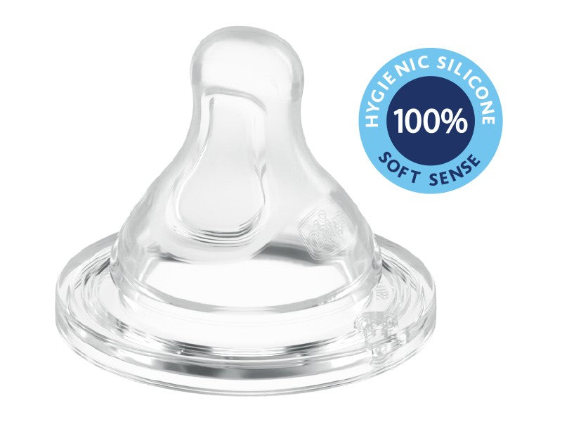 Chicco Perfect 5 Silicone Slow Flow Feeding Bottle 150ml 00020211200040