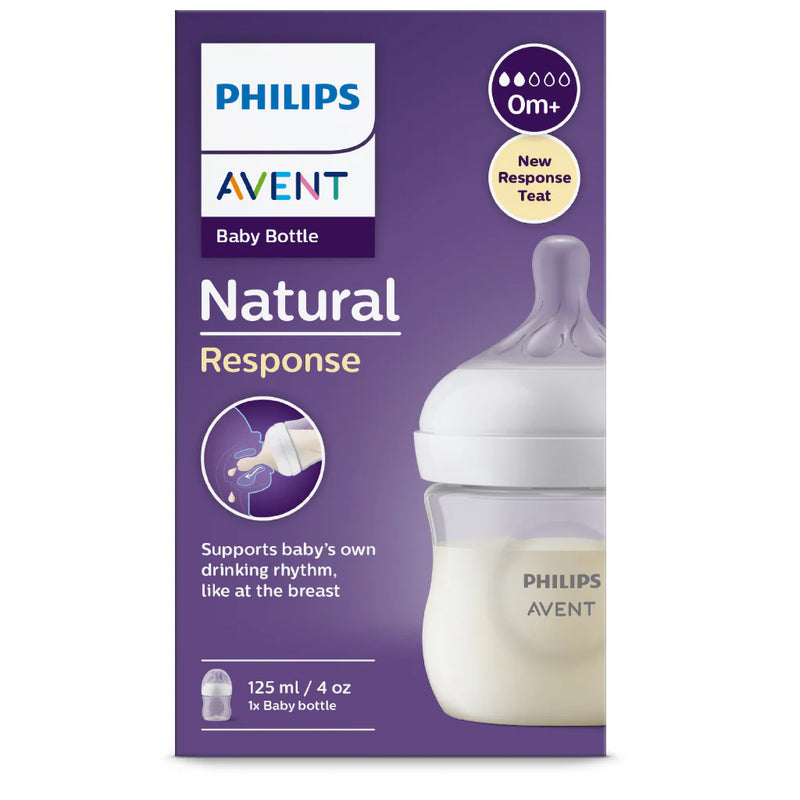 Philips Avent Natural Response Baby Bottle Single Plain - 3 Sizes-5