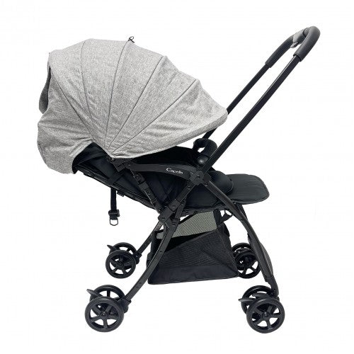 Capella Glitzee One-Hand Fold Stroller - Black-2