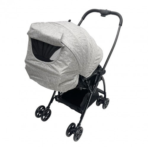 Capella Glitzee One-Hand Fold Stroller - Black-3