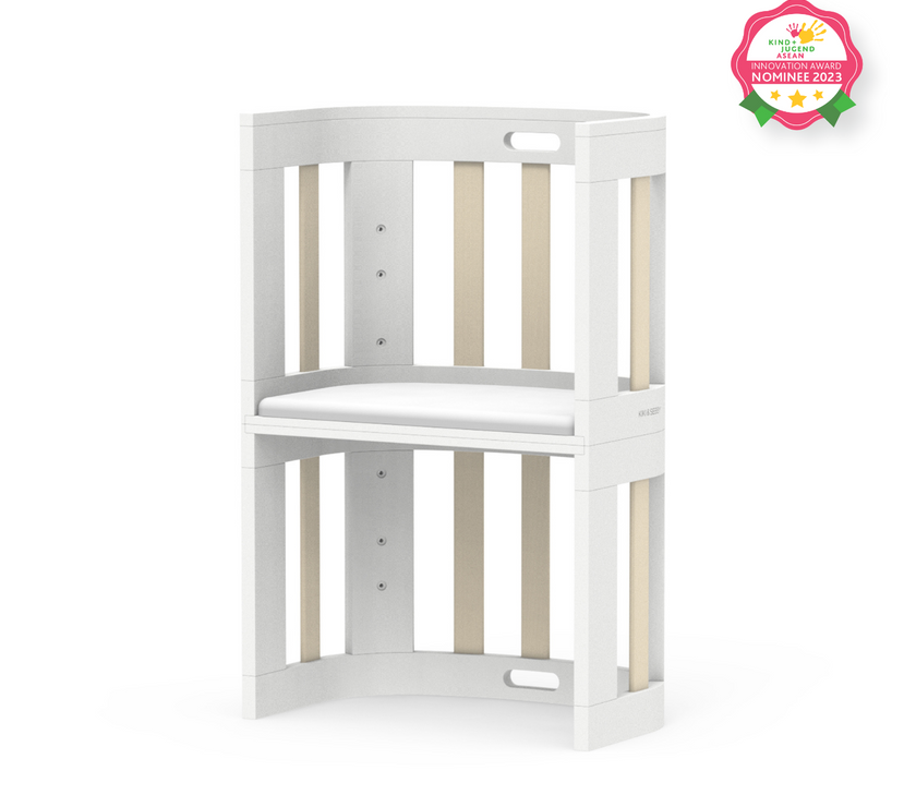 Kiki & Sebby SBROUT® 6-in-1 Multifunctional Baby Crib & Cot Bundle