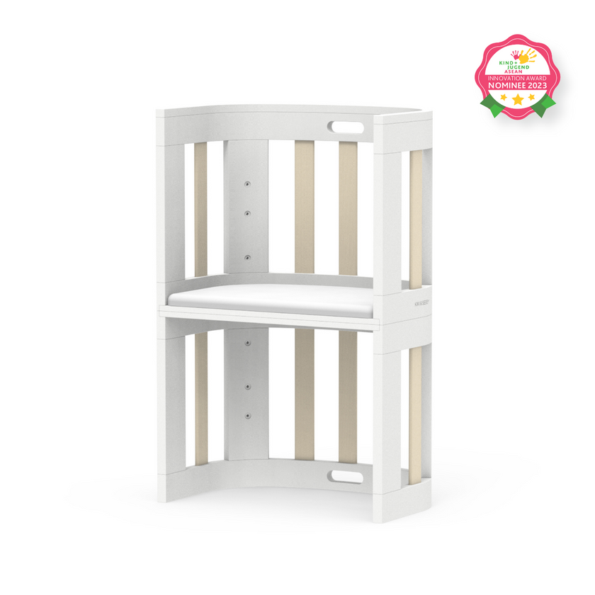 Kiki & Sebby SBROUT® 6-in-1 Multifunctional Baby Crib & Cot Bundle