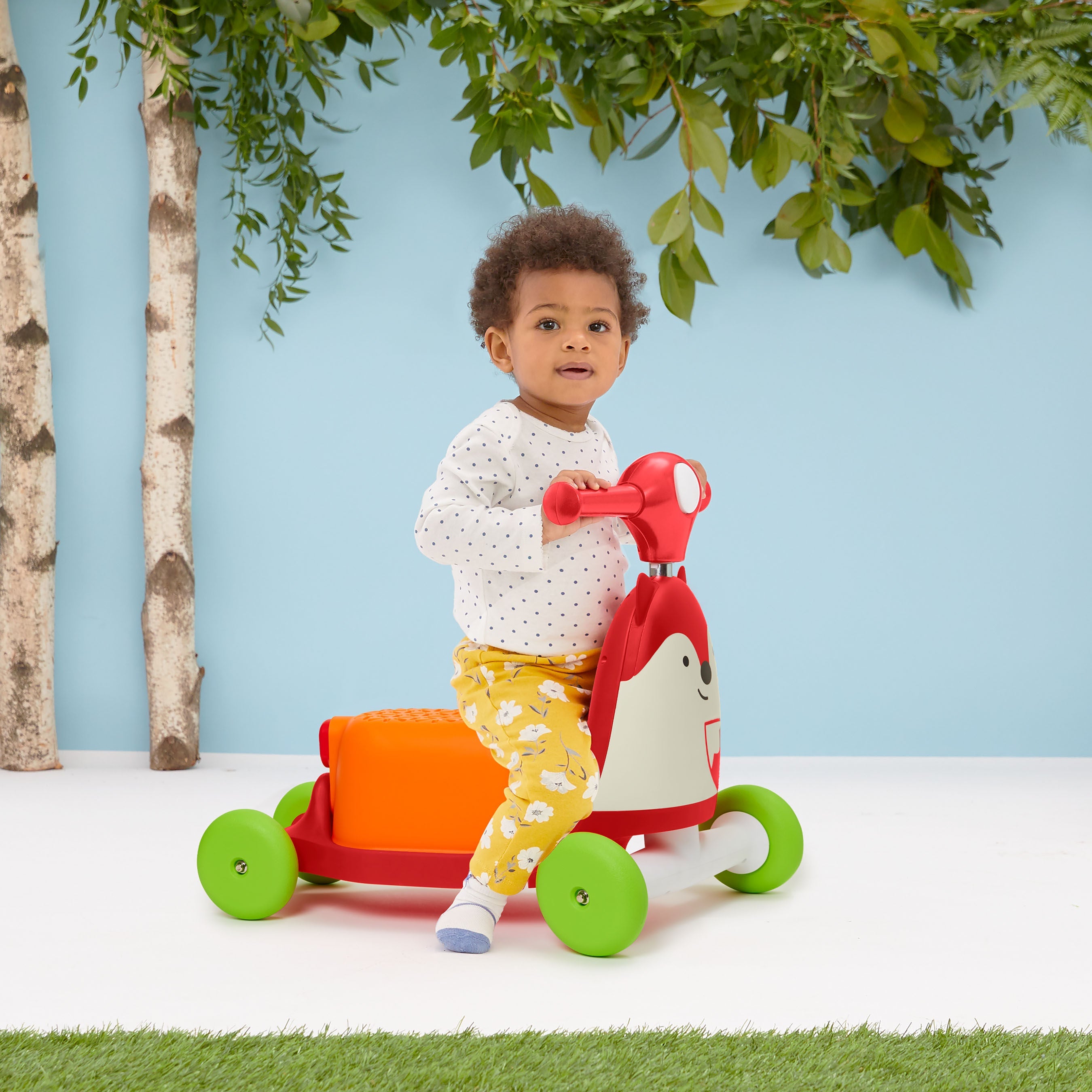 Skip Hop Zoo Ride On 3 in 1 Scooter - Fox