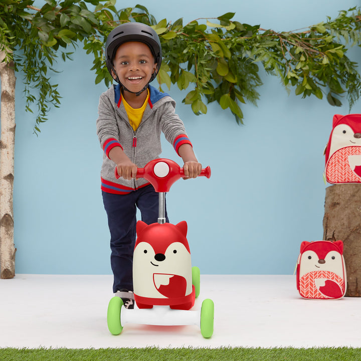 Skip Hop Zoo Ride On 3 in 1 Scooter - Fox