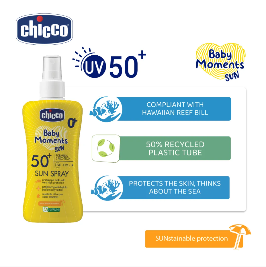 Chicco Baby Moments Sun Spray SPF50+ 150ml 00011260000000