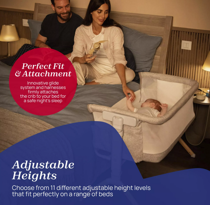 Chicco Next2Me Armonia Co-sleeping Cot Scandinavian
