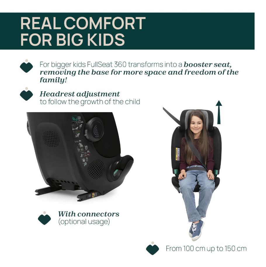 Chicco Full Seat 360 i-Size Car Seat Black Satin 05087189450000