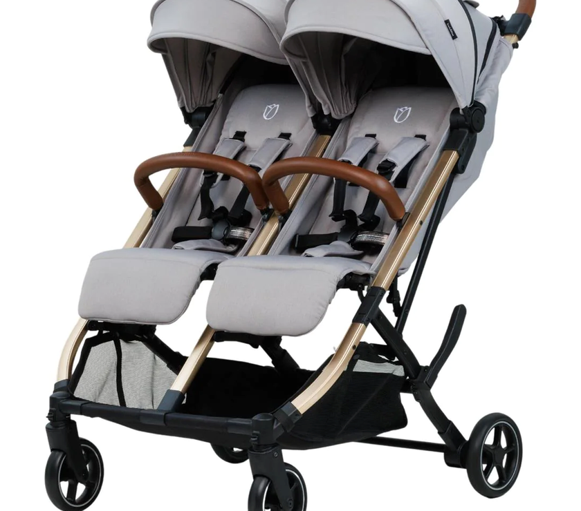 Beblum Gemini Twin Stroller 0-22kg/seat (Assorted Designs) - 2024 model