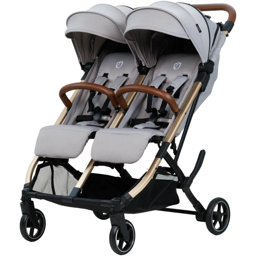 Beblum Gemini Twin Stroller 0-22kg/seat (Assorted Designs) - 2024 model