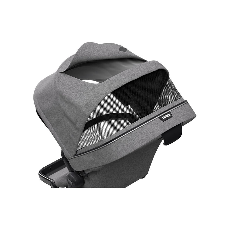 Thule Sleek: Convertible Single-to-Double Urban Stroller + Sibling Seat-11