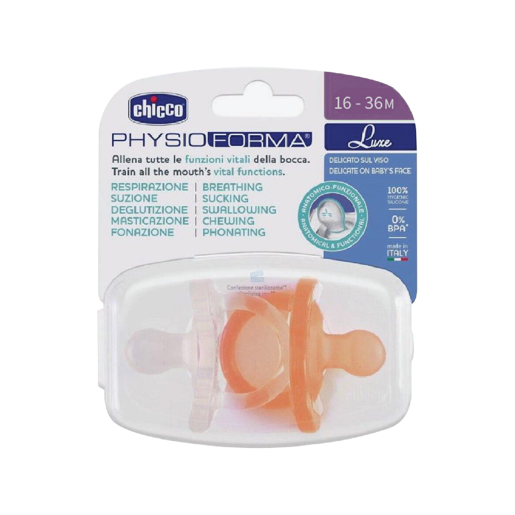 Chicco Physioforma Silicone Soother Soft Luxe (16-36M)