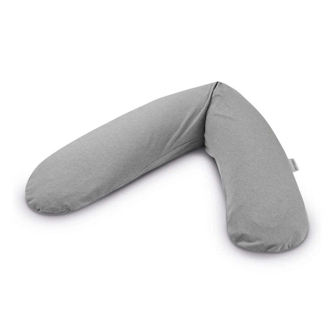 Theraline The Original Maternity and Nursing Pillow - Melange Mid Grey Bamboo