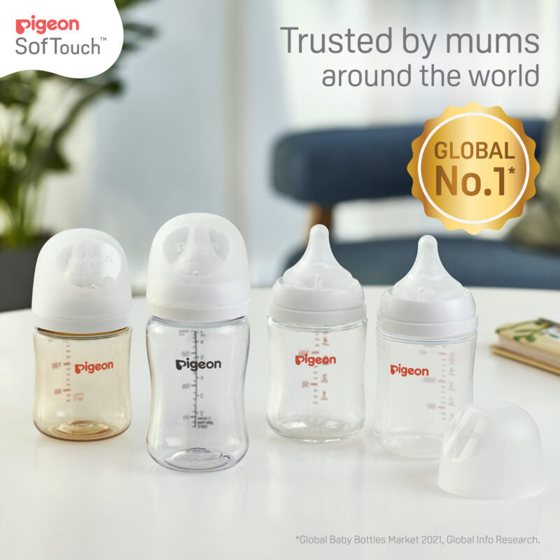Pigeon SofTouch™ Nipple (SS) - 3pc-4