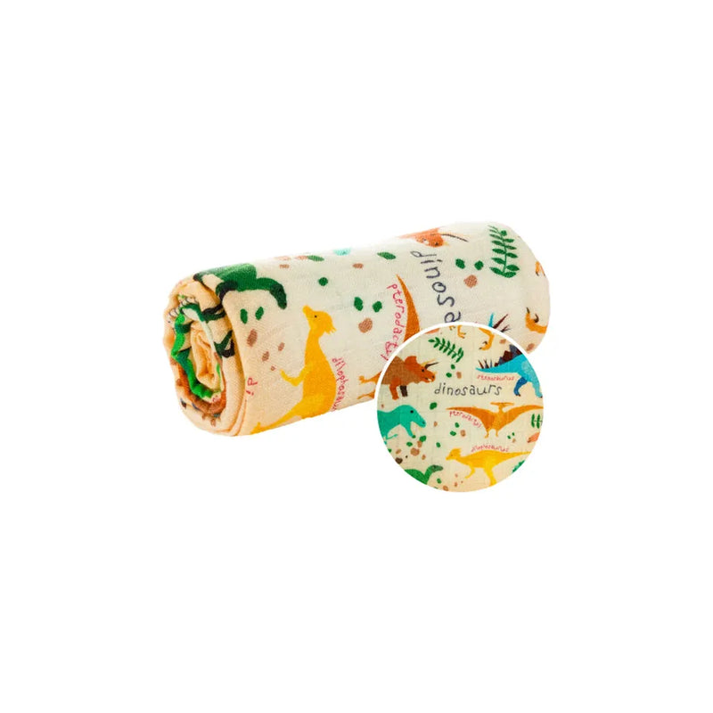 Tula Cuddle Me Baby Throw Blanket Large - Jurassic-1